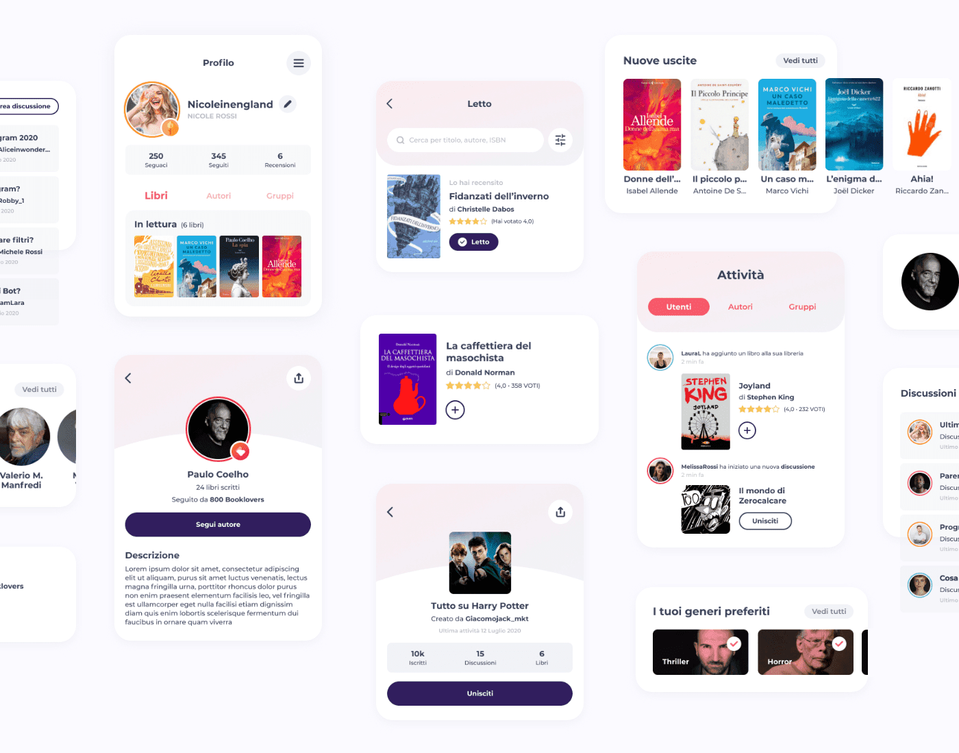 Student project — Book reader