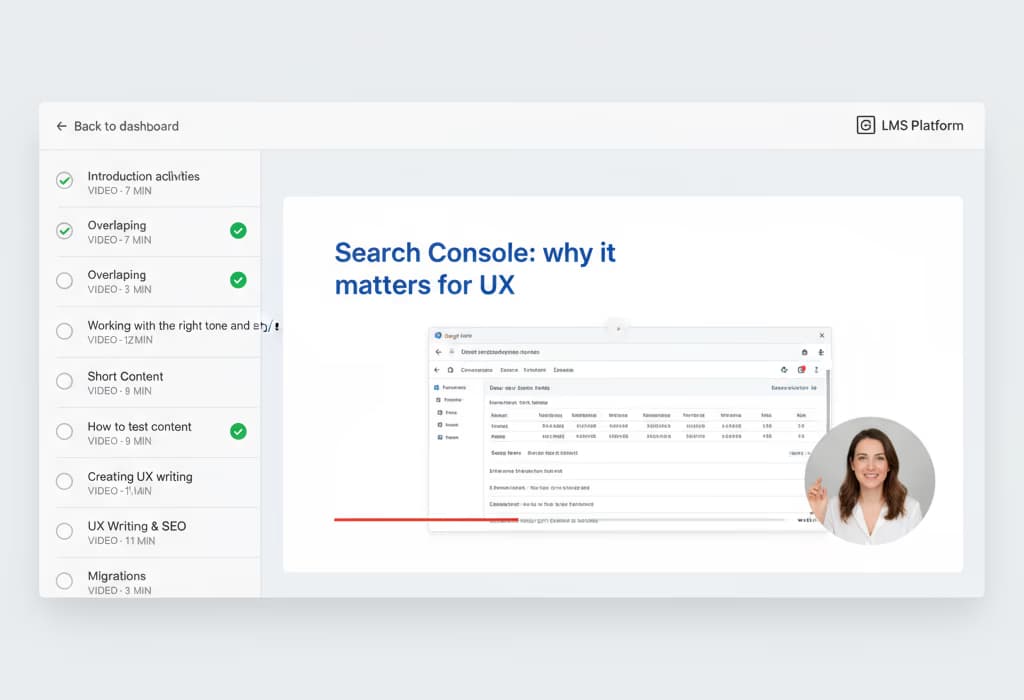 CorsoUX Platform — 100% online and on-demand courses